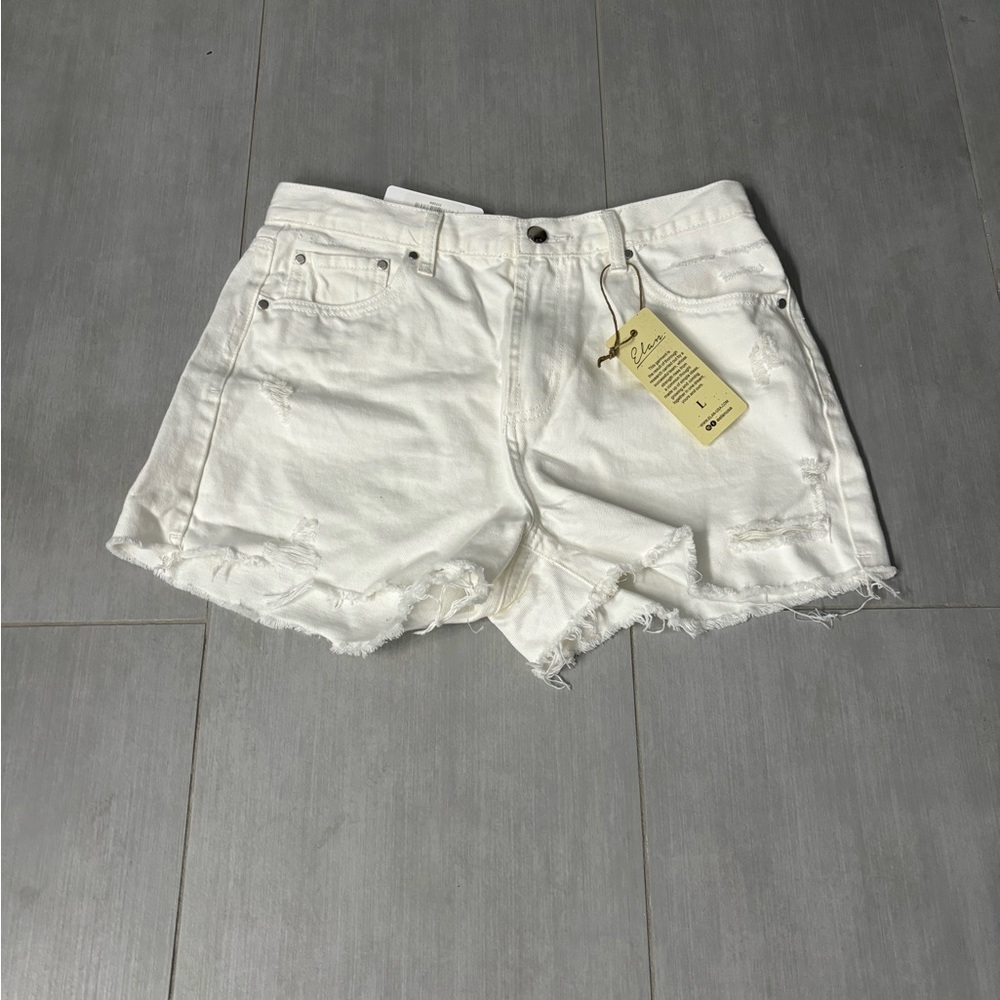 Elan white denim shorts - NWT!!